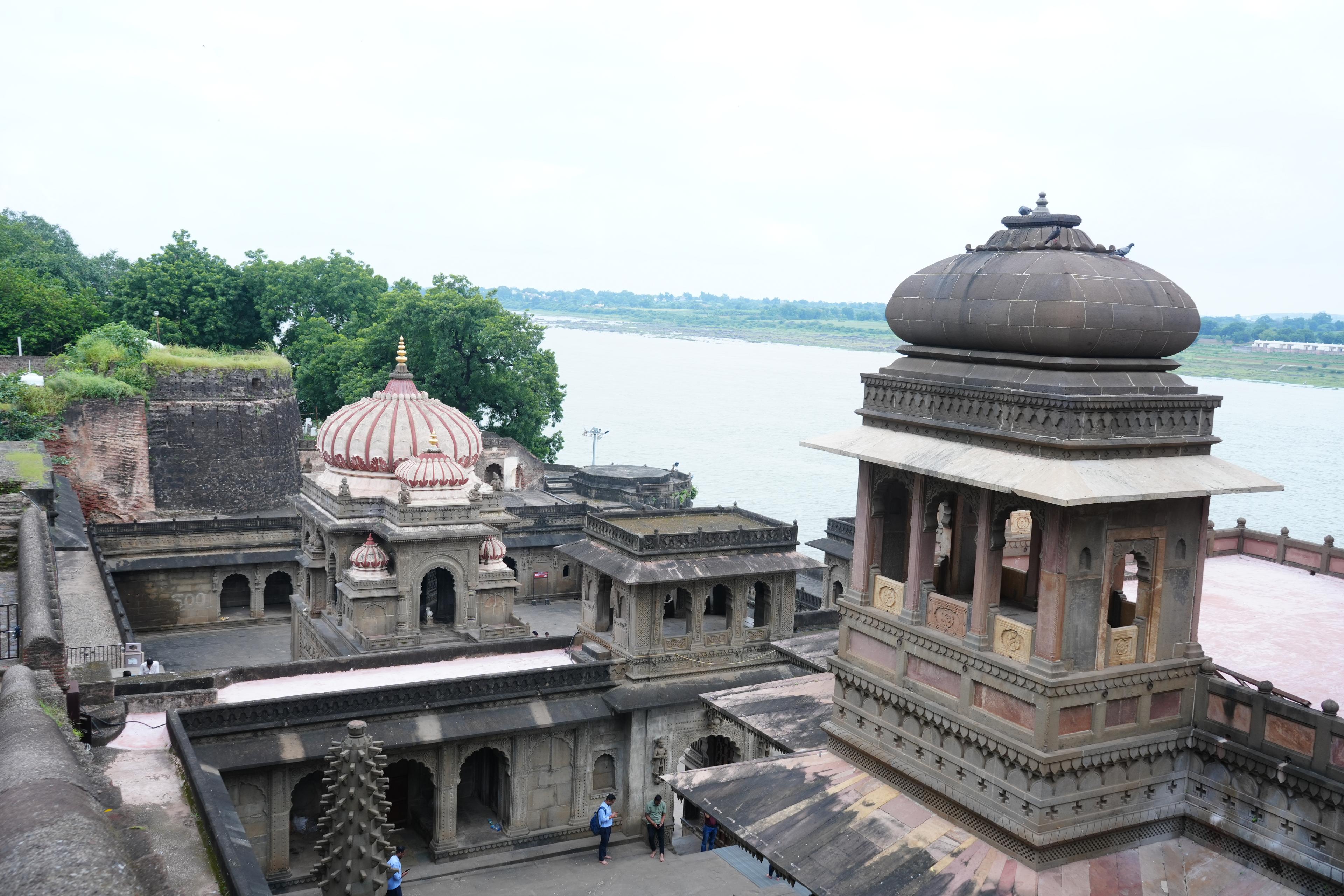 Maheshwar - Chhatris by the Narmada