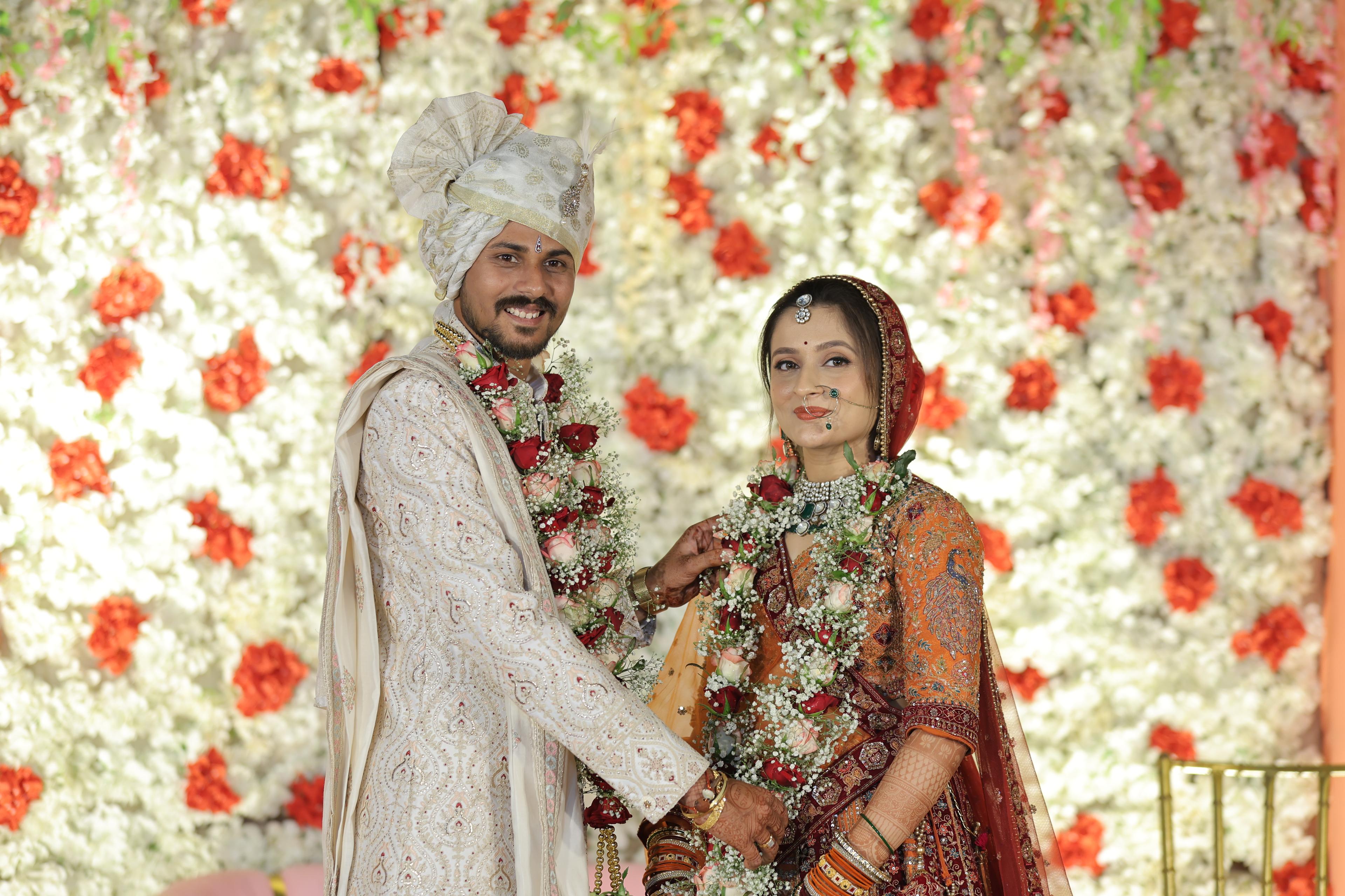 Varmala - Bride and Groom