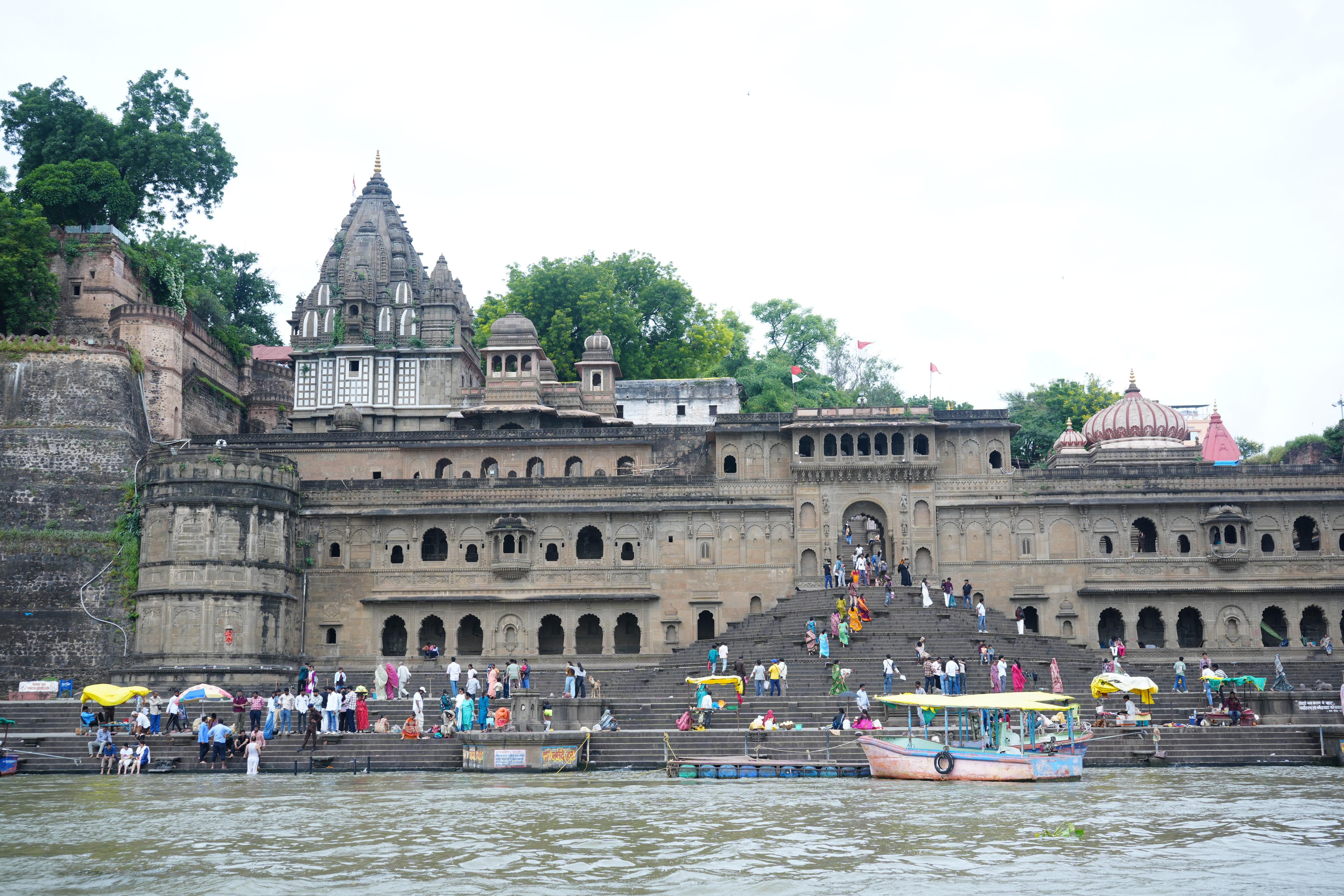 Maheshwar - Fort from the Narmada